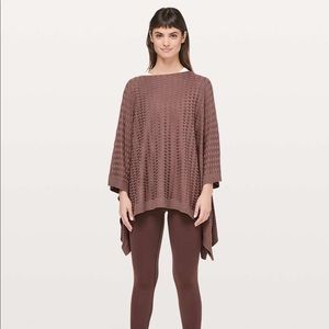 Lululemon Divinity Poncho in Spanish Oak